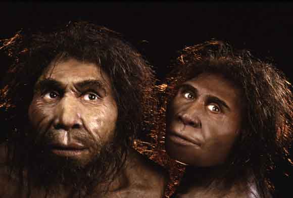 Reconstructie van Homo erectus uit Georgi, foto: George van der Ven